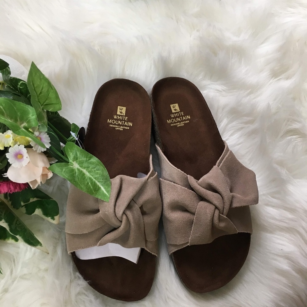 NEW White Mountain Women's Harlan Footbed Slides